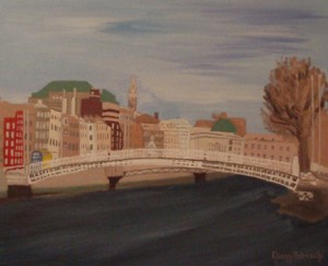 Dublin City and the Ha'penny Bridge